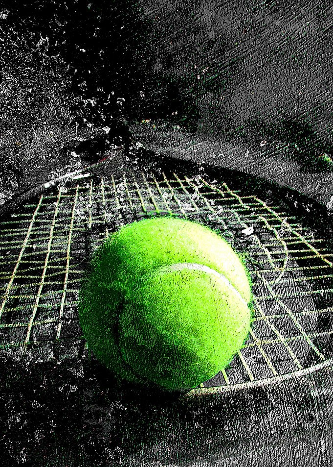 Tennis art print w 11