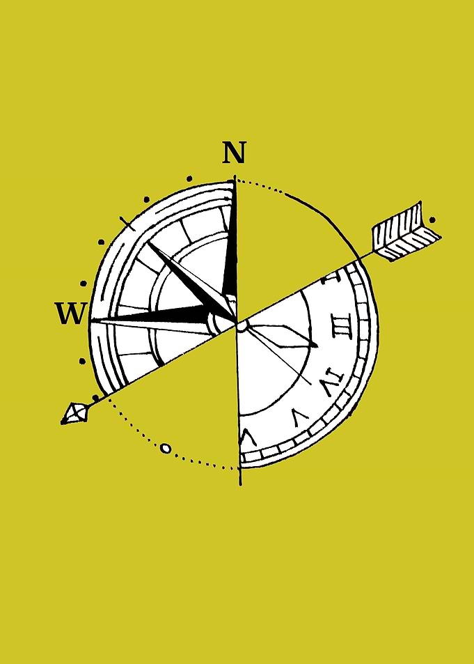 compass yellow