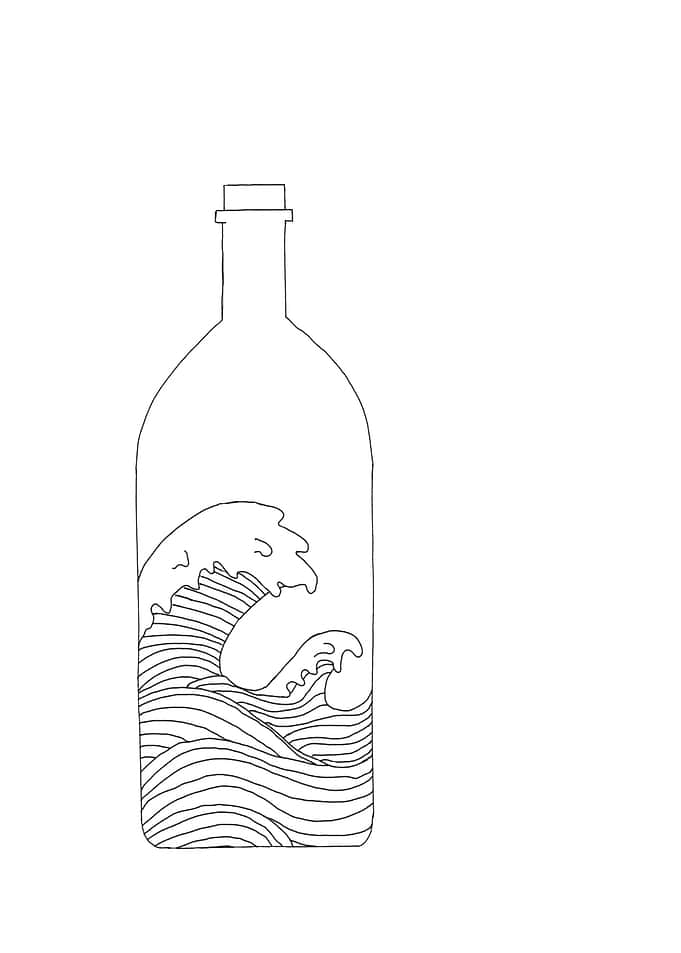 bottle of the ocean