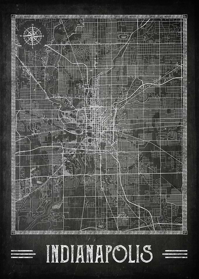 Indianapolis map