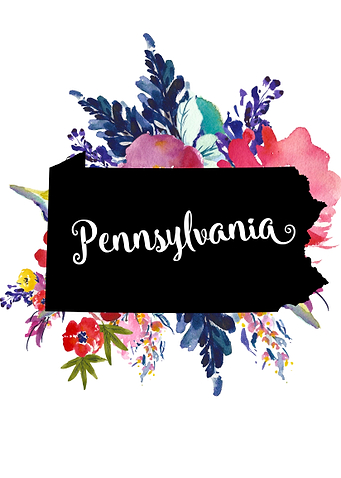 State map Pennsylvania