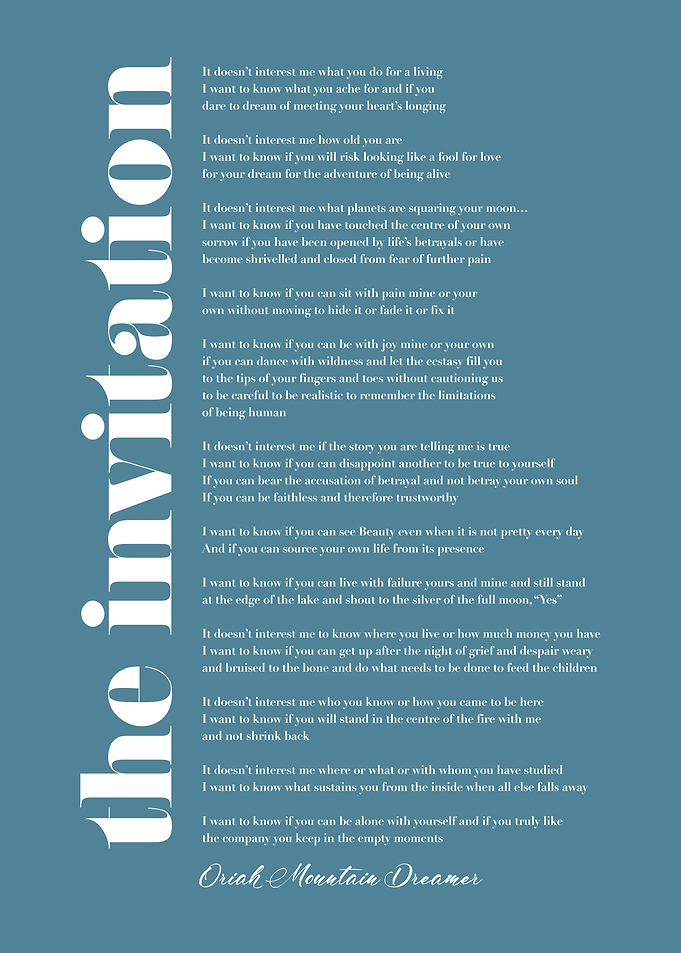 The Invitation in Teal