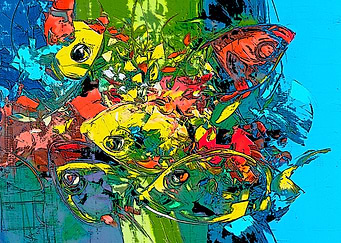 yellow green and red