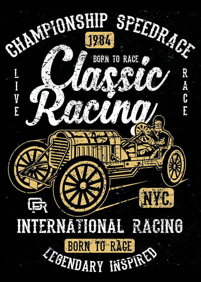Classic racing car