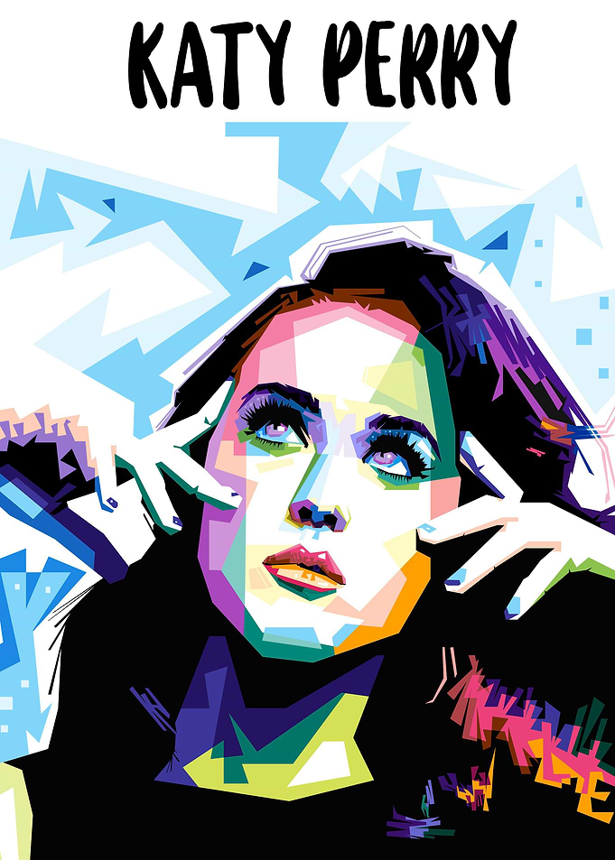 katy perry pop art style