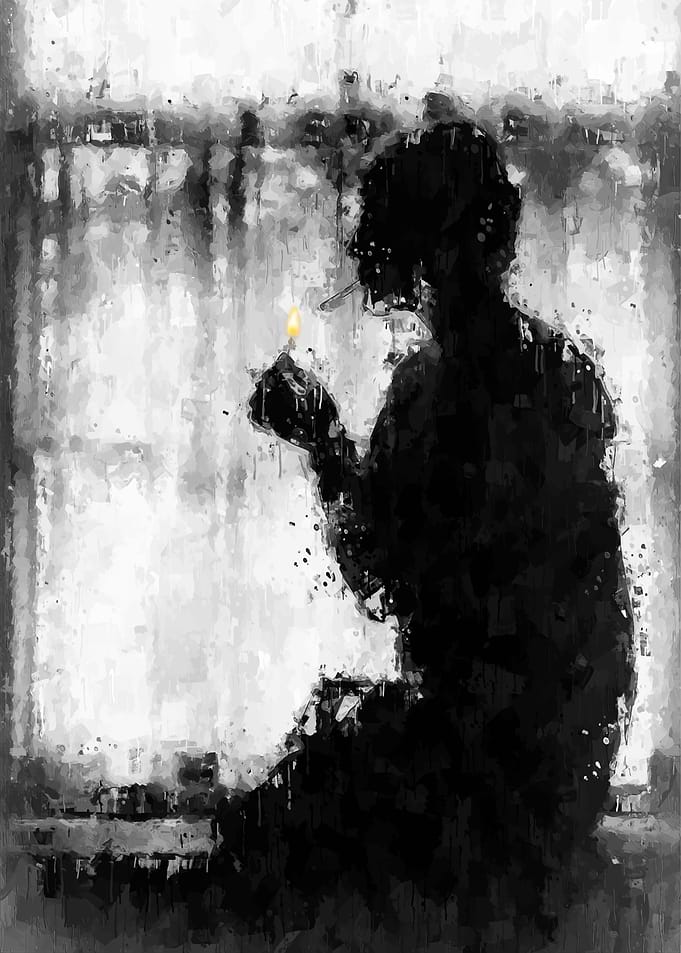 Lighting a Cigarette