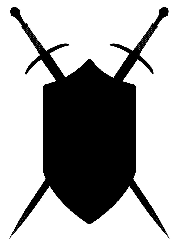 Crossed Swords Silhouette