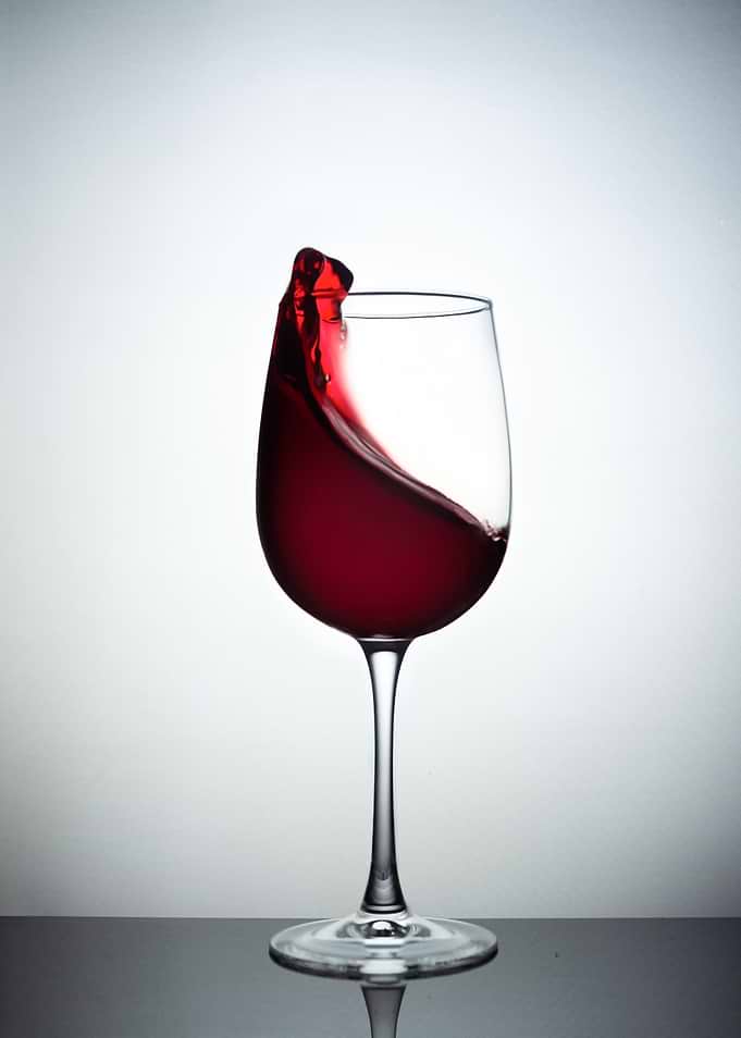 Creative photo of wine
