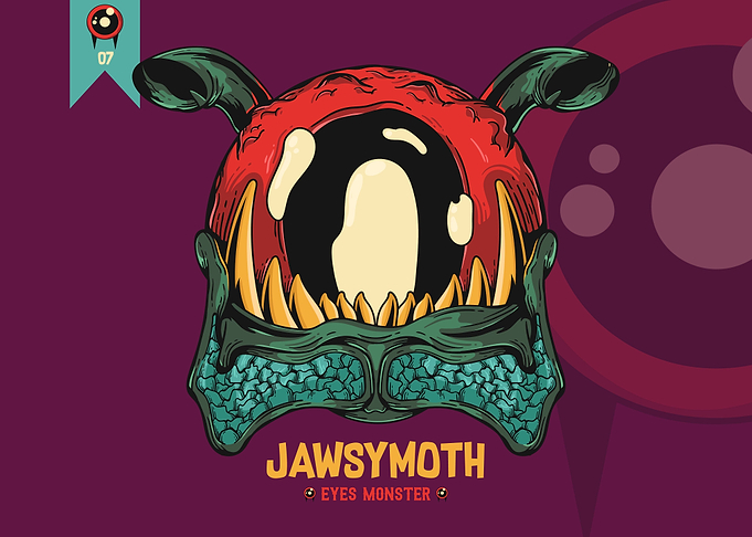 Jawsymoth Eyes Monster