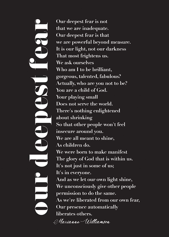 Our Deepest Fear on Black