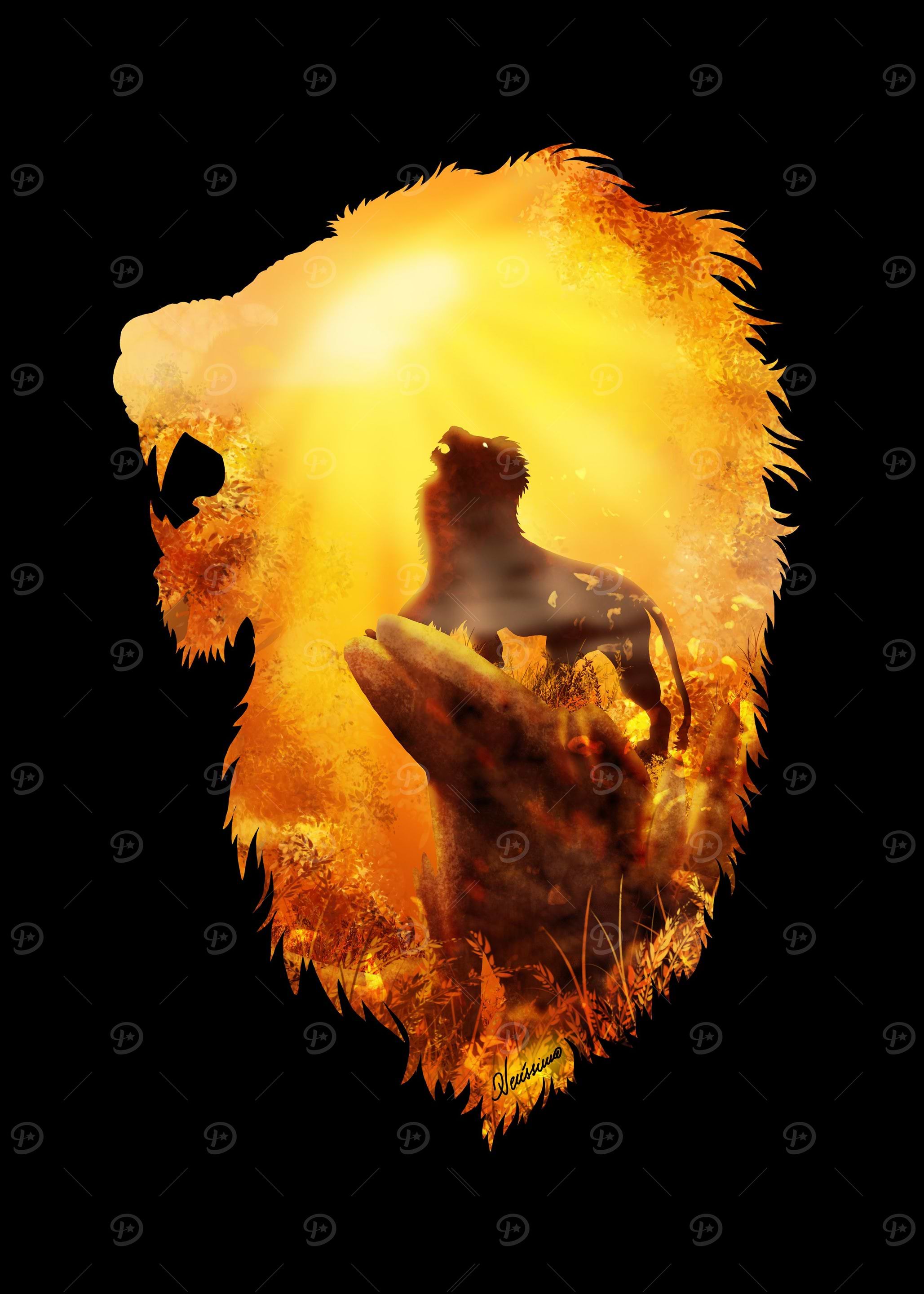 Fiery Lion