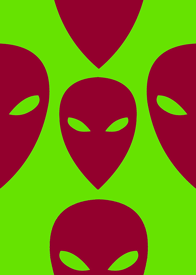 minimalist alien