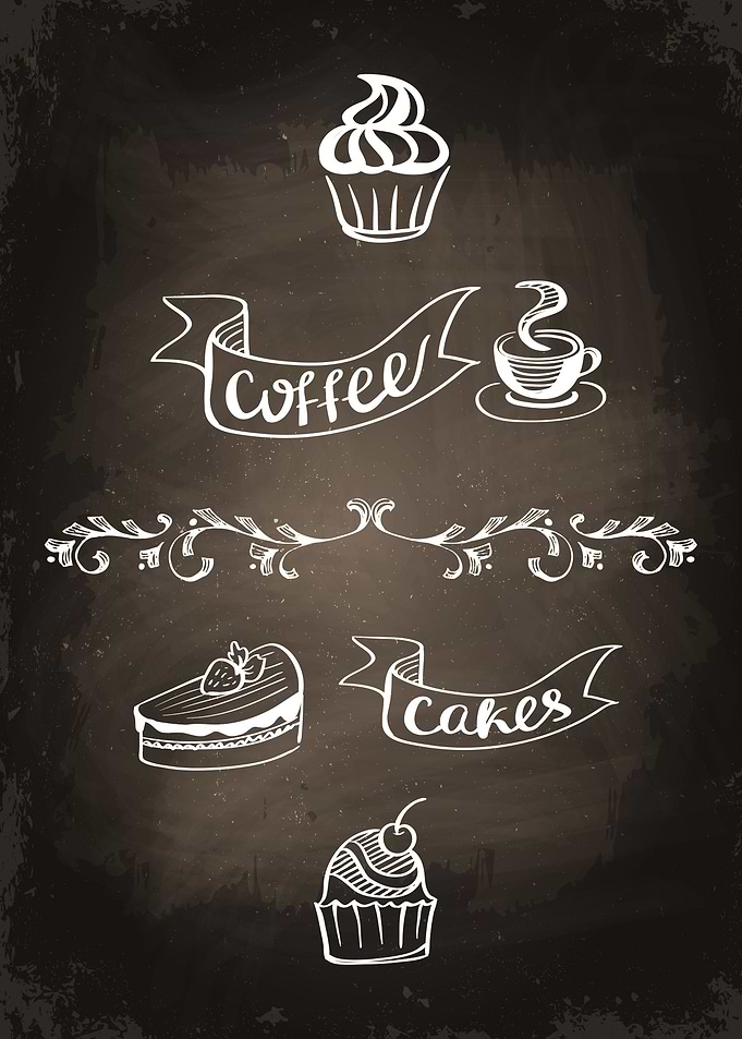 Coffee blackboard