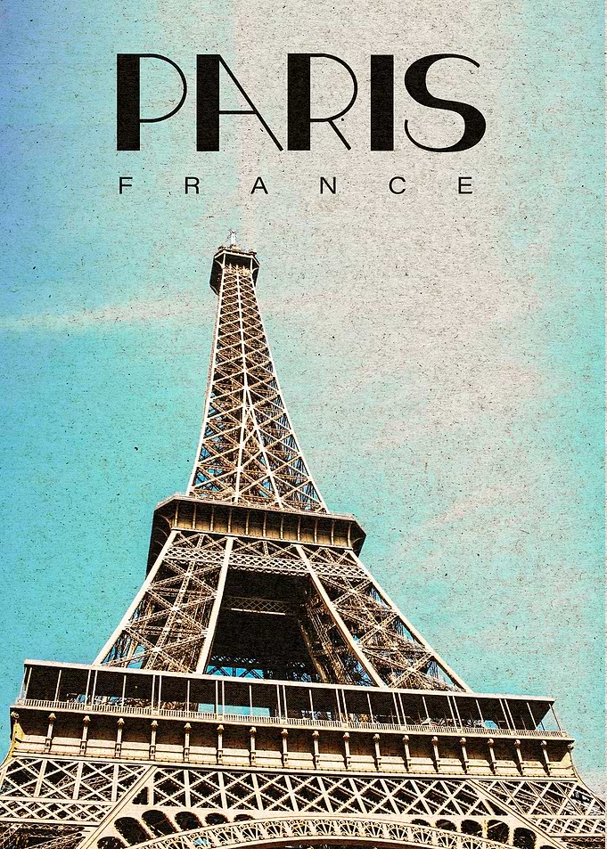 Paris vintage poster