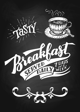Coffee blackboard