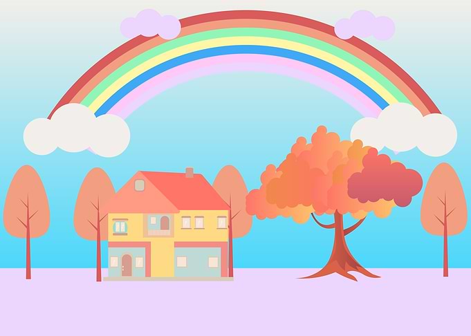 beauty of rainbow