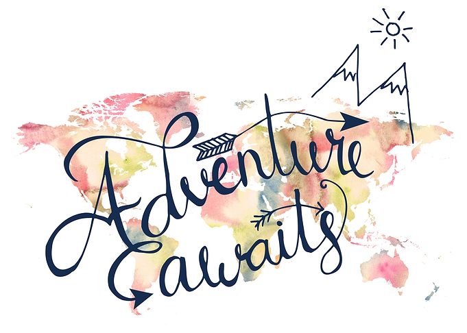 Adventure awaits map