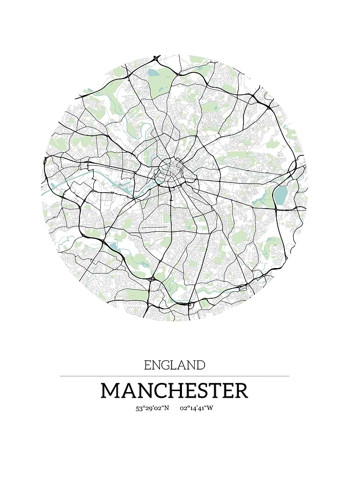 Manchester City Map