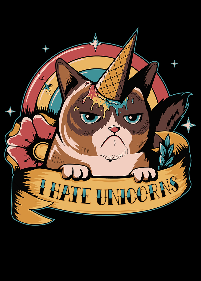 Angry Cat unicorn