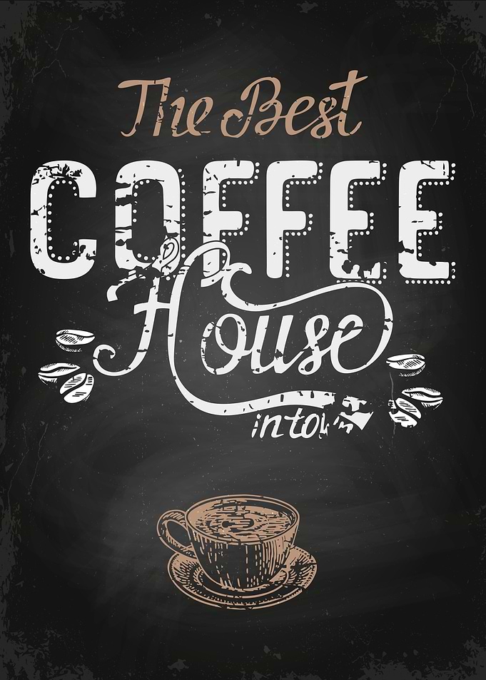 Coffee lettering