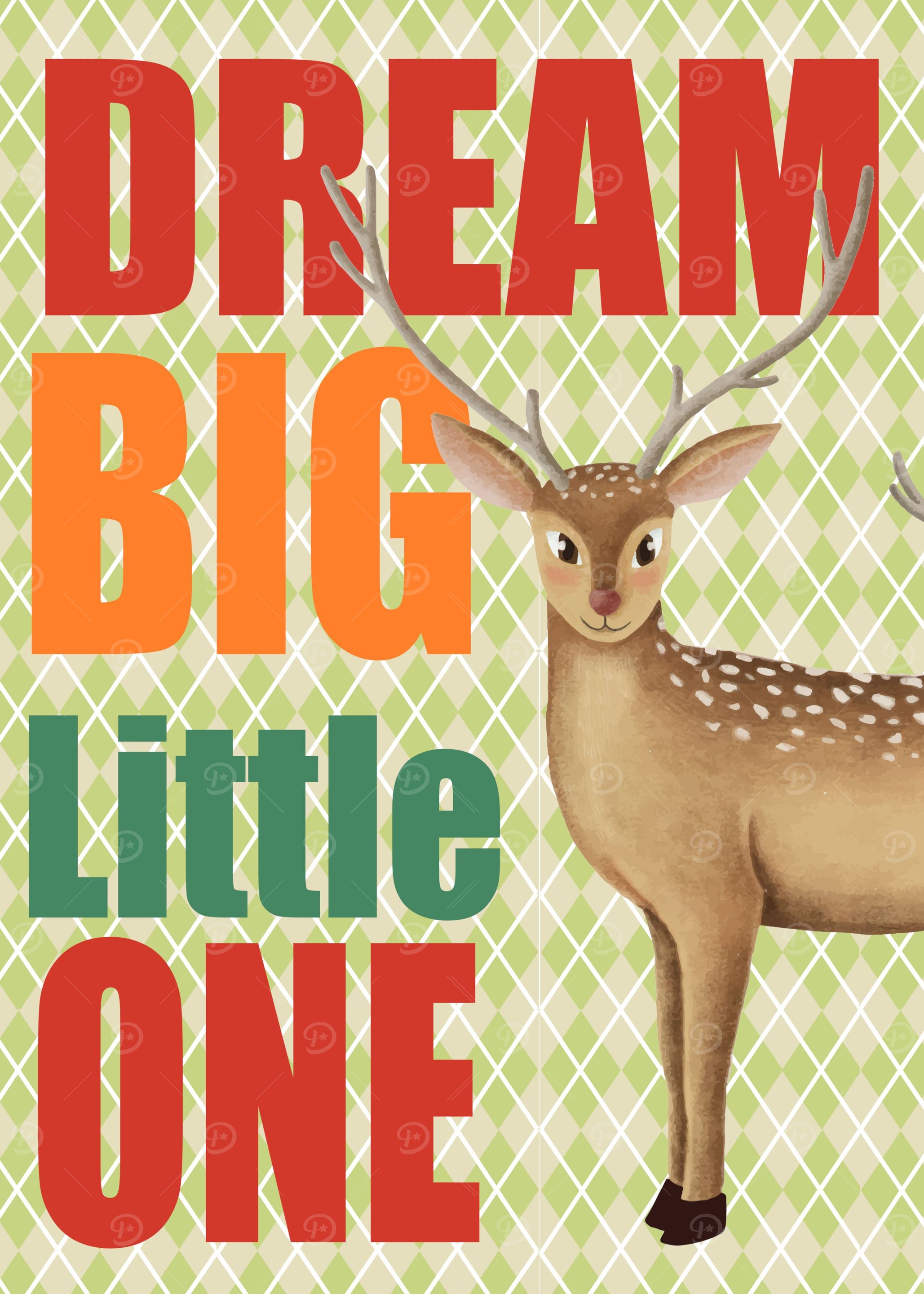 kitch deer dream big