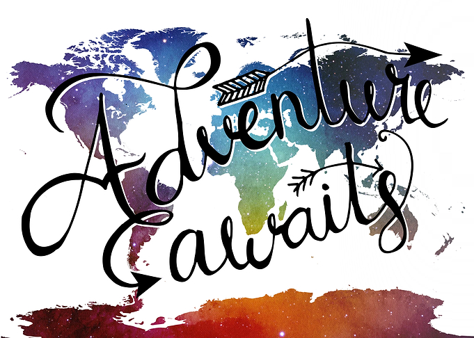 adventure awaits world map