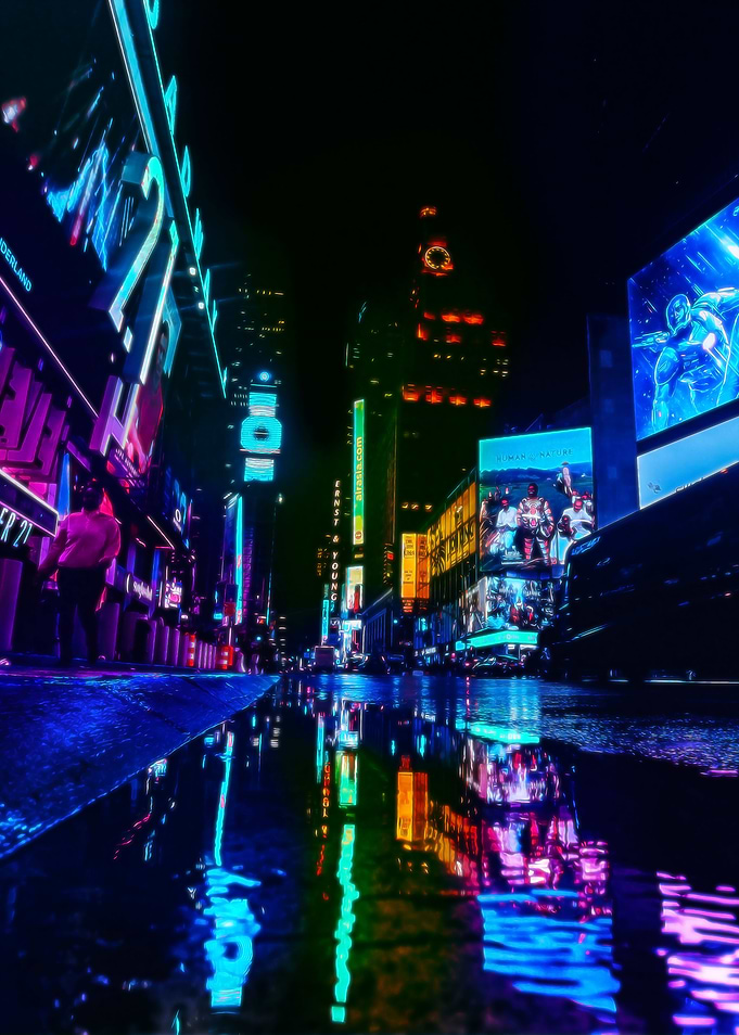 Rainy New York Street