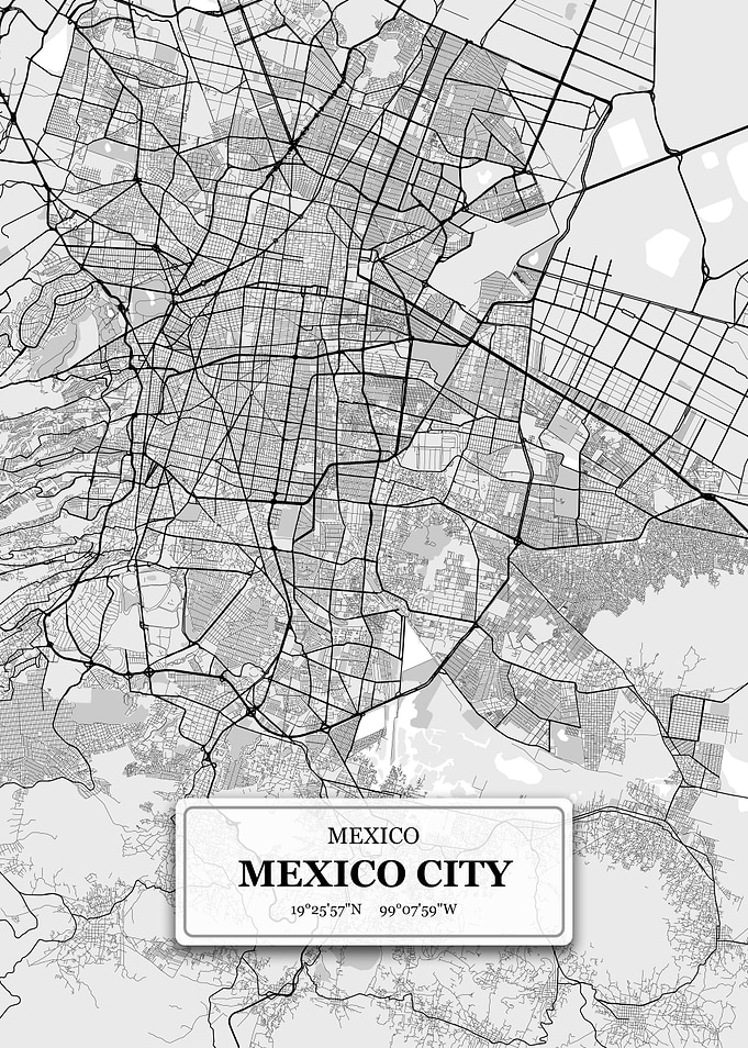 Mexico City Map