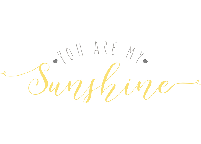 You are my sunshine boy