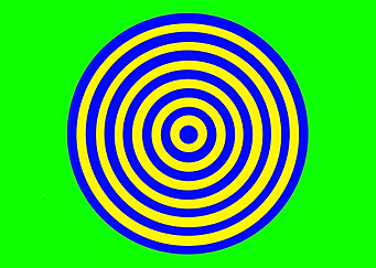 Blue and Yellow Circles