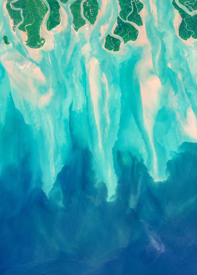Ganges sediment plumes