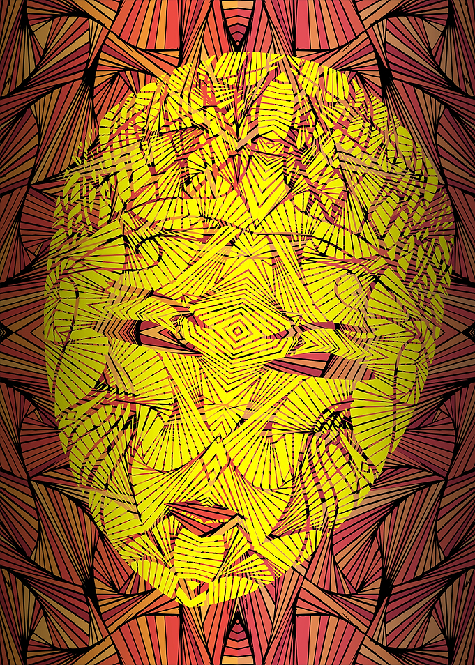 Beauty Face in Yellow