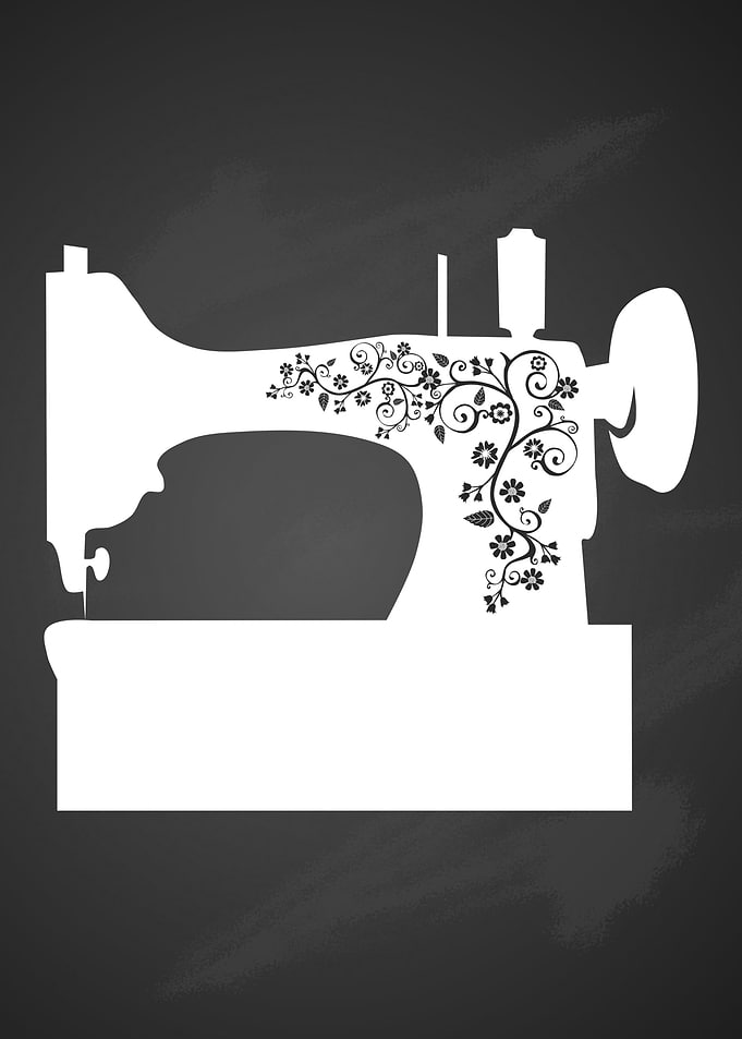 vintage sewing poster