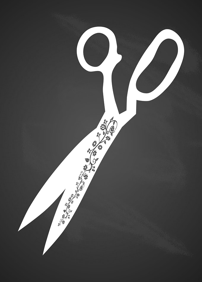 vintage sewing scissors