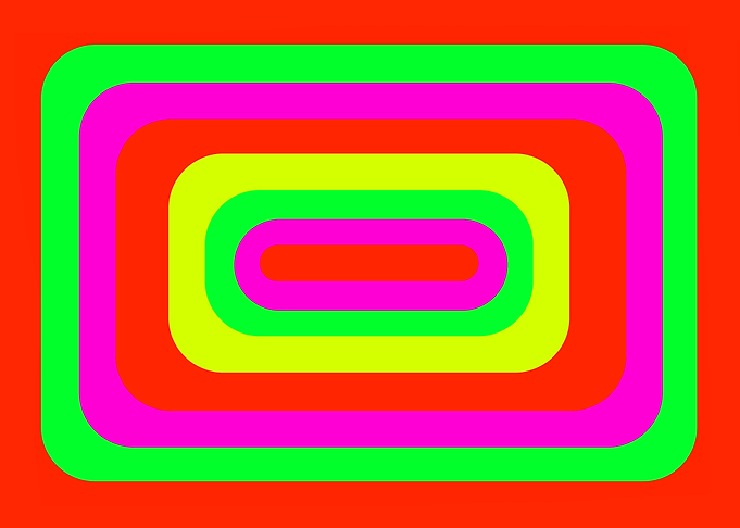 Red Rounded Rectangles
