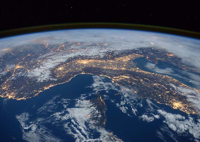 Italy From Space