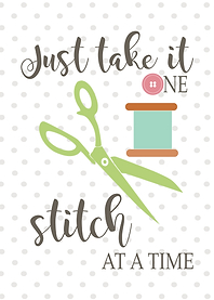 one stitch sewing art