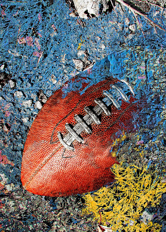 Football art print w2