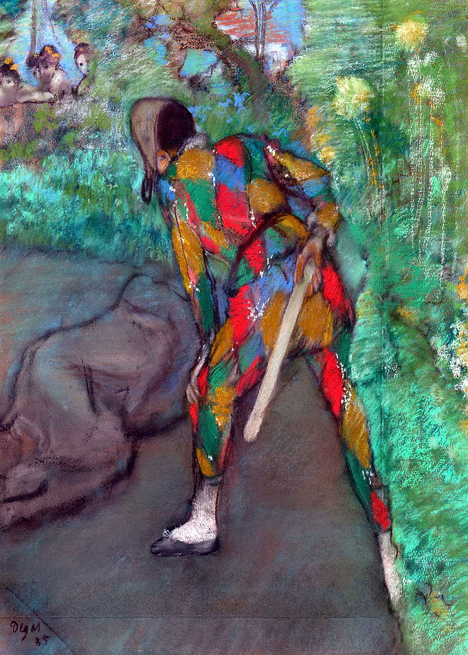 Edgar Degas Harlequin
