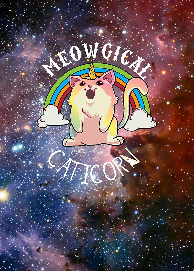 Unicorn Space Cat