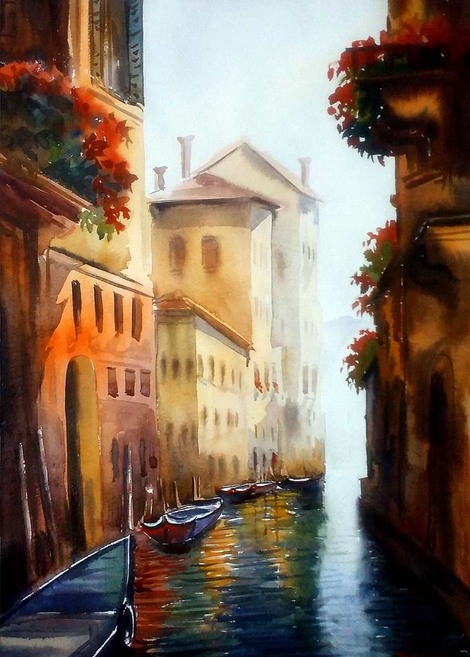Morning Venice Canal