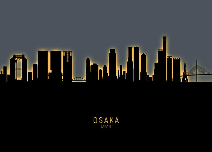 Osaka Skyline Japan