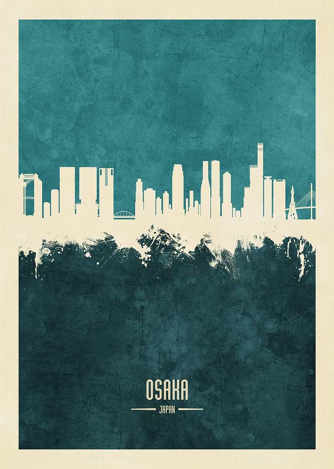 Osaka Skyline Japan