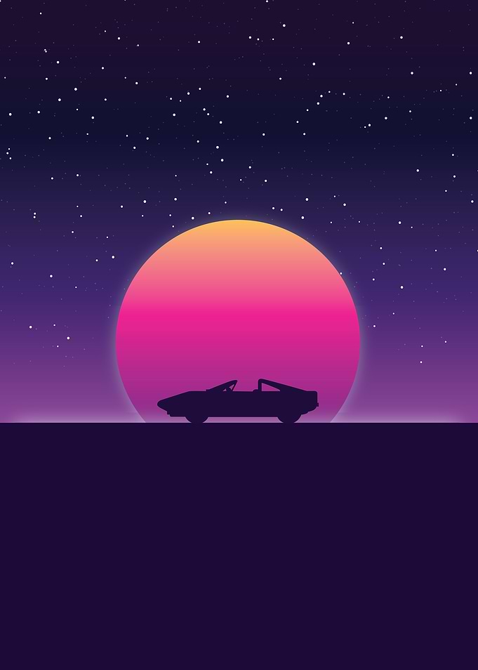 Retro 80s Convertible