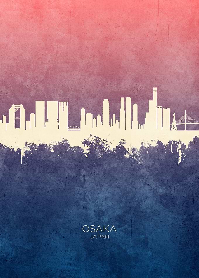 Osaka Skyline Japan