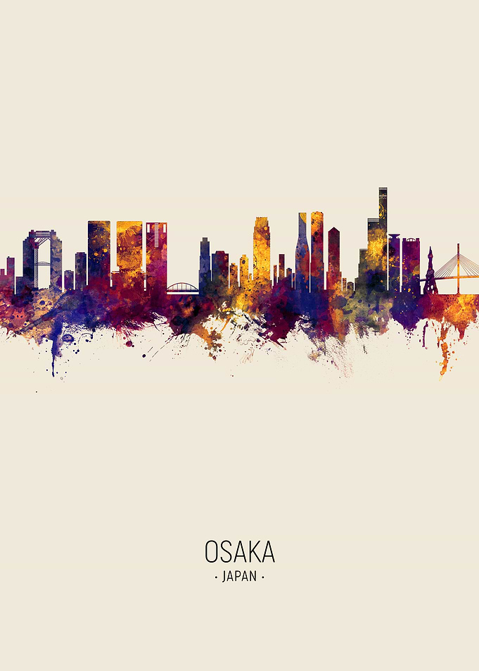 Osaka Skyline Japan