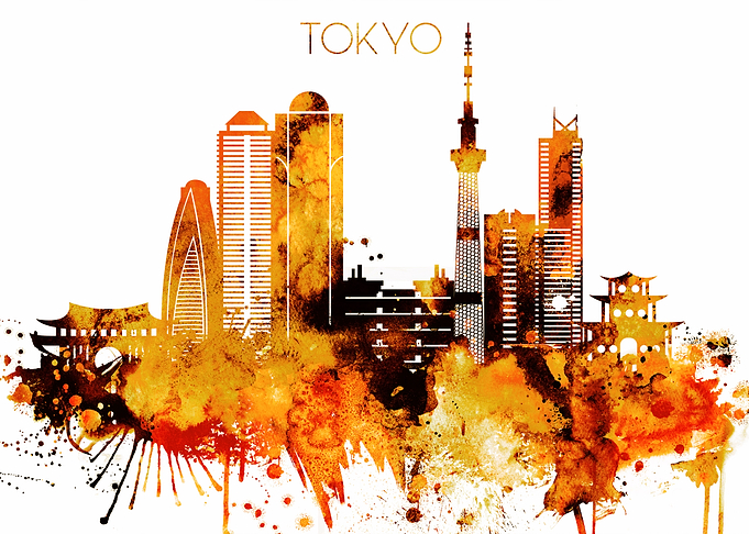 Tokyo Japan Skyline