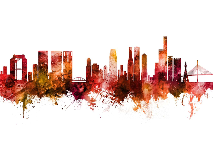 Osaka Skyline Japan