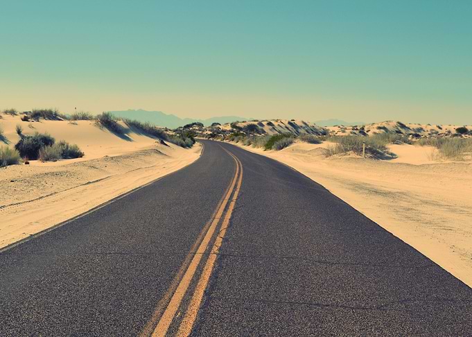 Road Highway in the desert