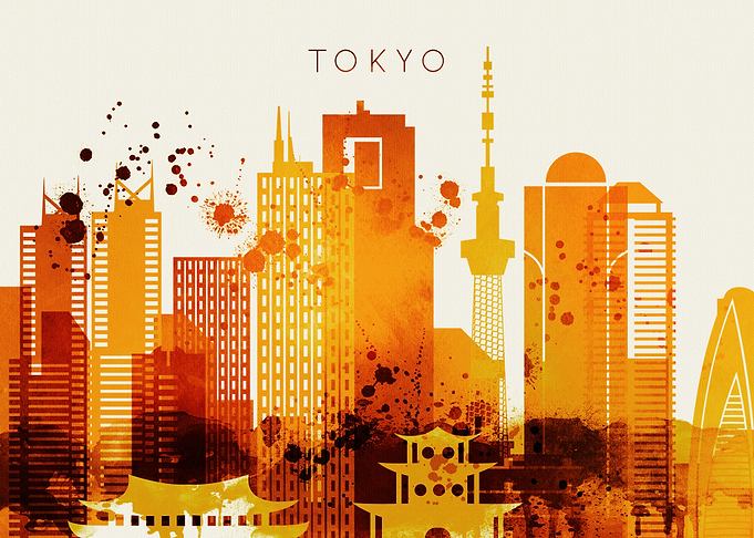 Tokyo Japan Skyline